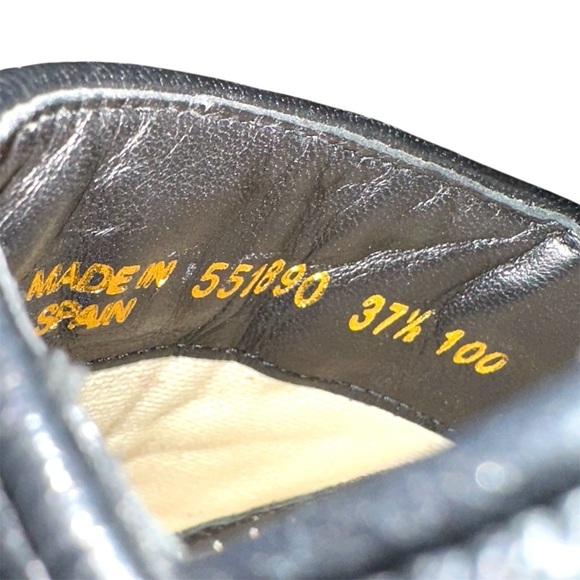 Gucci Nappa Quilted Charlotte GG Marmont Espadrilles in Black 37.5 | US 7.5 - Picture 14 of 16